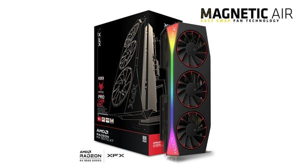 XFX Radeon RX-9070XT Mercury OC Magnetic Air Edition RGB 16G