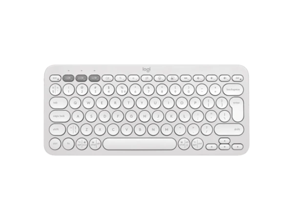 Logitech® K380s Pebble Keys 2 - TONAL WHITE - US INT'L - BT