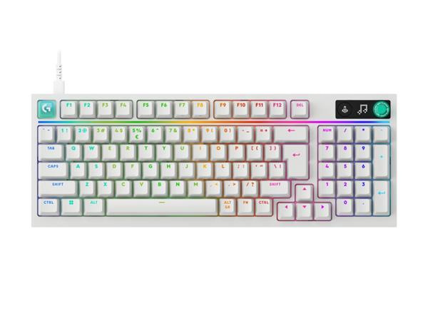 Logitech® G316 X 98 - WHITE - US INT'L, hmatová