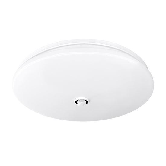 Solight LED stropní svietidlo PLAIN s PIR senzorom, 18W, 126