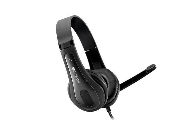 Canyon HSC-1, PC Headset, slúchadla s mikrofónom, 1 x 3.5mm