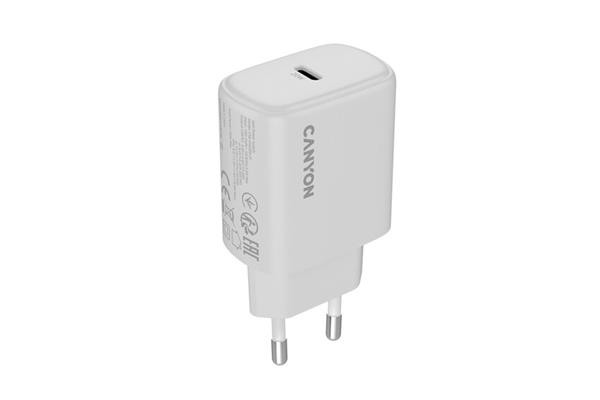 Canyon OnCharge 200, univerzálna nabíjačka do steny, 1x USB-