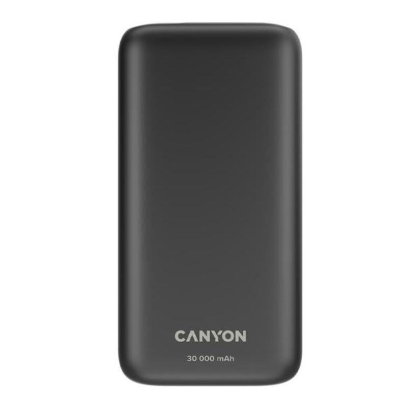 Canyon PB-301, Powerbank, Li-Pol, 30.000 mAh, Vstup 1x USB-C
