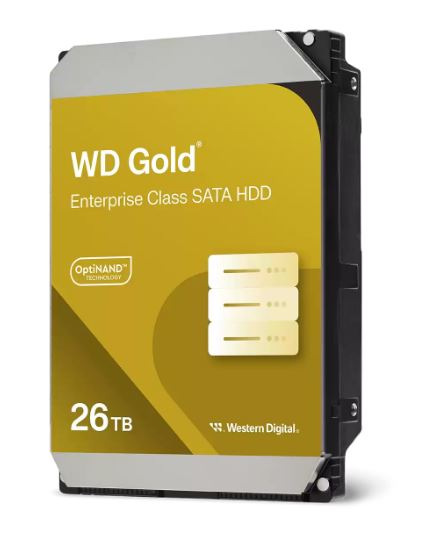 WD Gold 3,5" HDD 26 TB 7200RPM 512MB SATA 6Gb/s