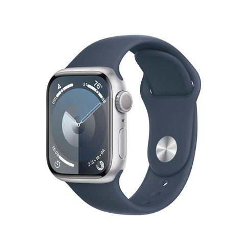 Apple Watch Series 9 GPS 41mm Silver Aluminium Case with Sto