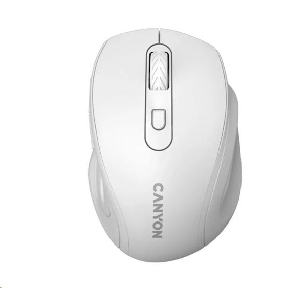 Canyon OnClick 20, Wireless 2.4GHz optická myš, tichá, 6 tla