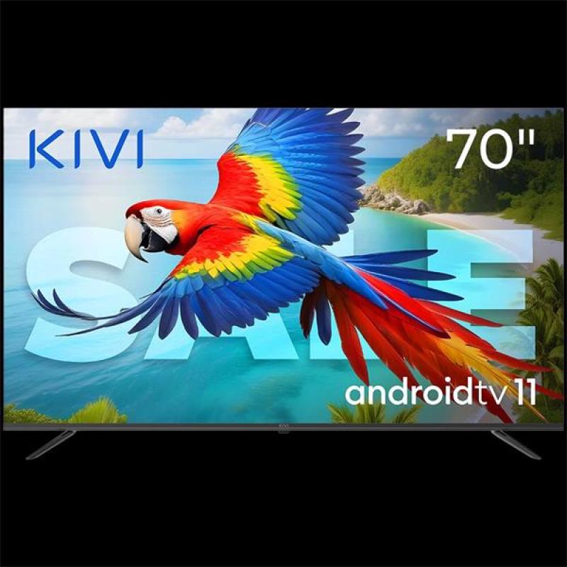 KIVI TV 70U760QB, 70" (175cm), UHD LED TV, AndroidTV 11, Bla