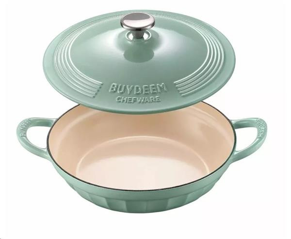 BUYDEEM Smaltovaný liatinový hrniec 3,1 L, 28cm, model CP58