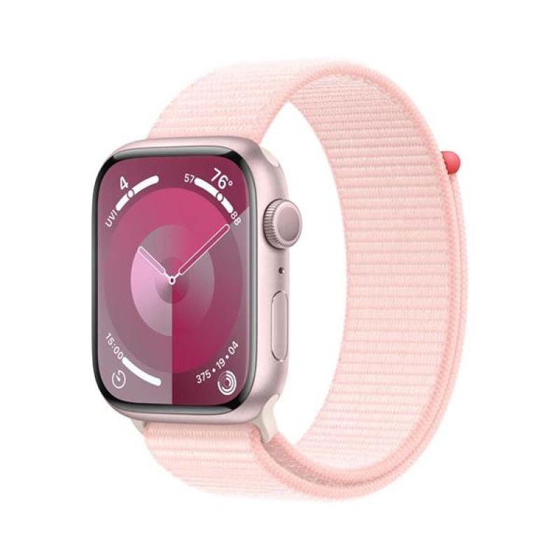 Apple Watch Series 9 GPS 45mm Pink Aluminium Case with Light
