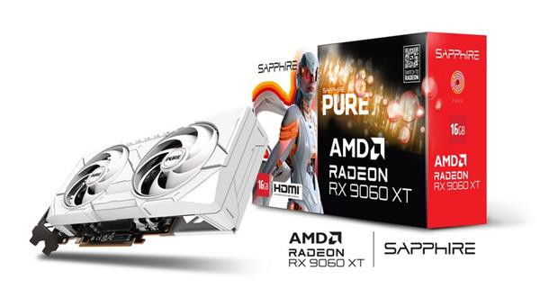 SAPPHIRE PURE AMD RADEON RX 9060 XT GAMING OC 16GB/128bit GD