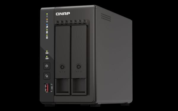 QNAP™ TS-253E-8G-EU 2 Bay NAS, Intel Celeron®  J6412  , 8GB