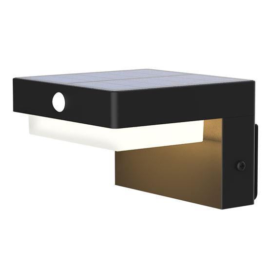 Solight LED solárne nástenné osvetlenie Palermo, 5W, 400lm,