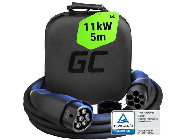 Nabíjací kábel Green Cell GC Snap Typ 2 pre elektromobily 11