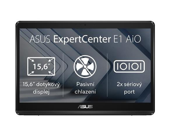 ASUS ExpertCenter E1 AiO E1600WKAT-MR4128X, N4500, 15.6˝ 192