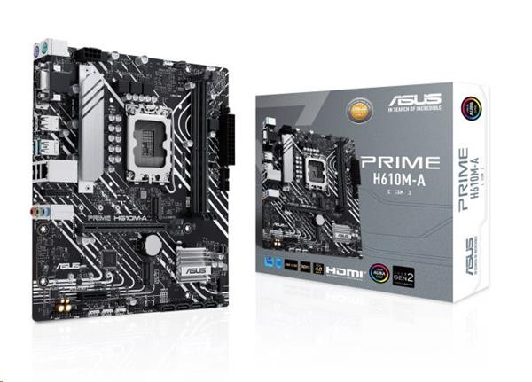 ASUS PRIME H610M-A-CSM soc 1700 H610 DDR5 mATX M.2 HDMI D-Su