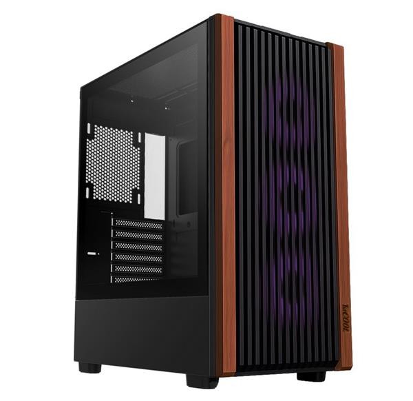1stCOOL G6 Noble Wood Decor TS, skrinka ATX, USB3.0, USB-C,