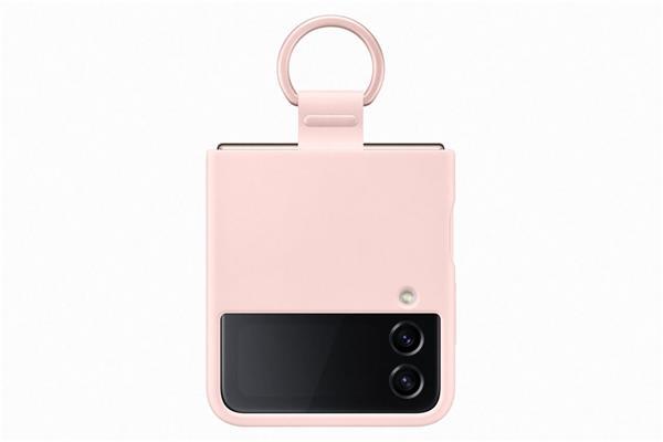 Samsung Silikonový kryt s putkom Z Flip4 ružový