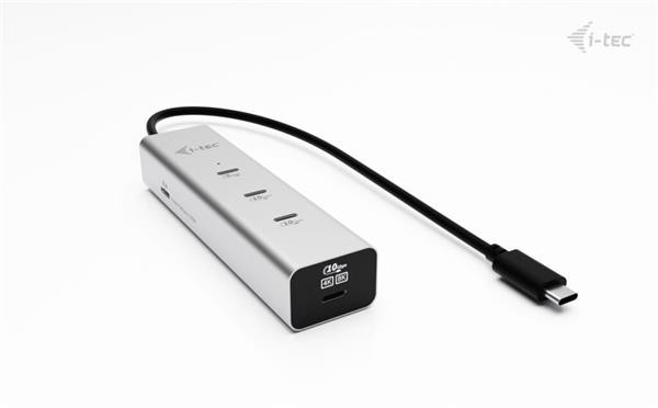  i-tec USB-C Charging Metal HUB 5port with USB-C video 8K, P
