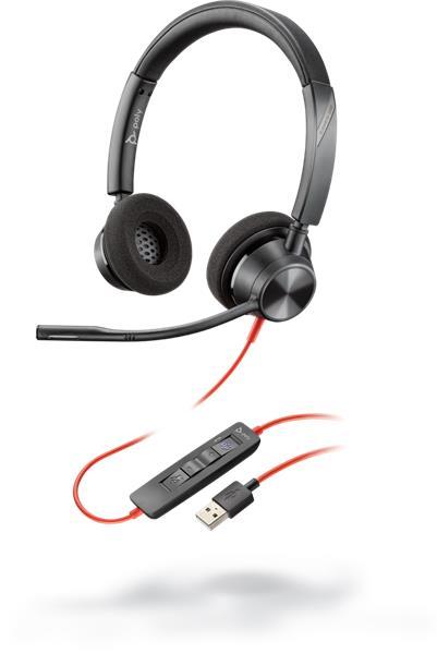 Plantronics BLACKWIRE 3320 headset Stereo, USB-A