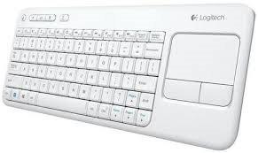 Logitech® K400 Plus Wireless Touch Keyboard white SK/CZ