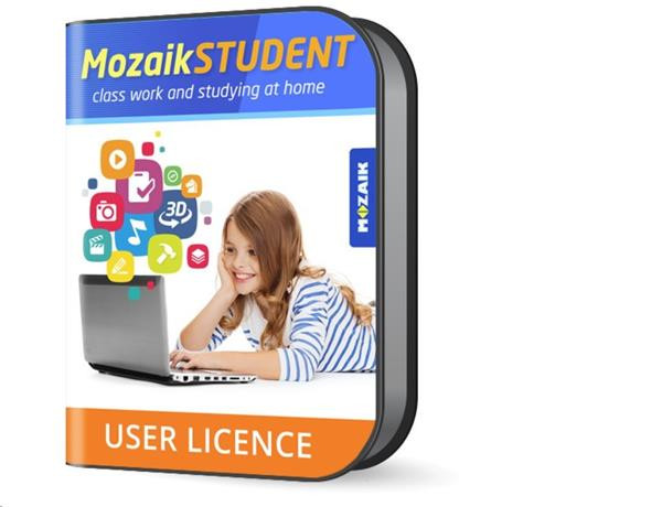 Mozaik licencia STUDENT - pre jedneho studenta na 1 rok