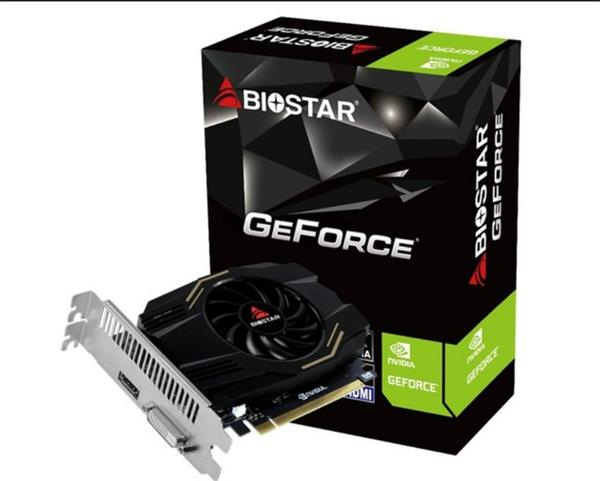 Biostar Video Card NVidia GT1030, 4GB/64bit, DDR4, DVI, HDMI