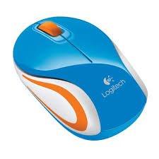 Logitech® Wireless Mini Mouse M187 - BLUE- 2.4GHZ - EMEA