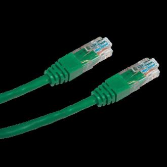 OEM patch kábel Cat5E, UTP - 1m , zelený