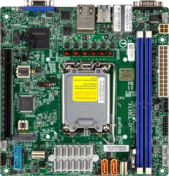 Supermicro Server board X13SCLI-F-O 1xLGA1700, miniITX, In