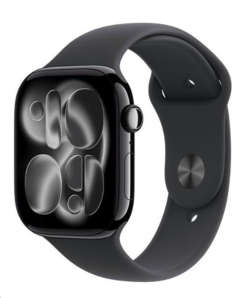 Apple Watch Series 11 GPS 42mm Jet Black Aluminium Case with