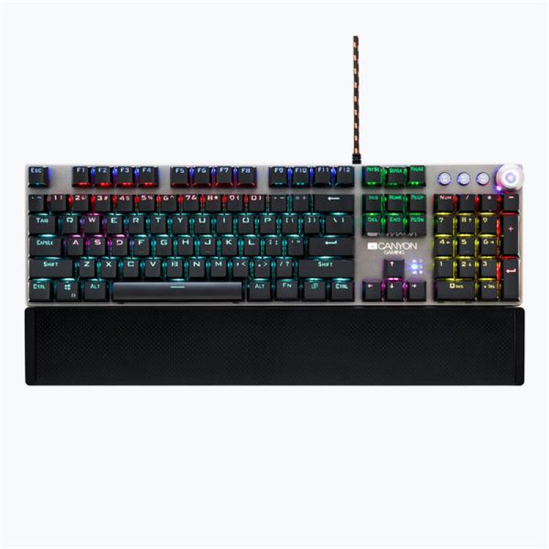Canyon GK-7, Nightfall herná klávesnica, USB, mechanická, LE