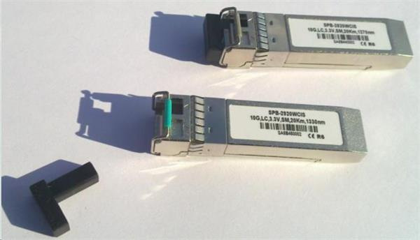 SFP+ WDM transceiver 10GBASE-BX, SM 20km, 1330nm TX/ 1270mm