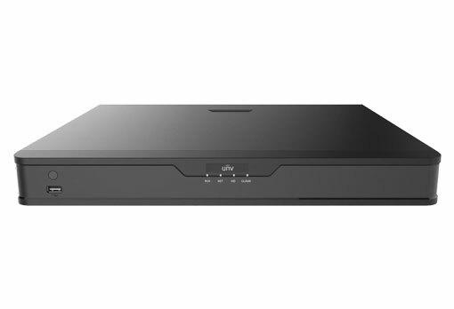 UNIVIEW NVR, 16 PoE (Max 240W) kanálů, H.265, 2x HDD, max 8