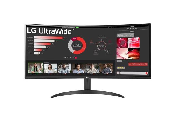 LG 34WR50QC-B 34"W VA LED 3440x1440 5M:1 5ms 300cd DP 2xHDMI