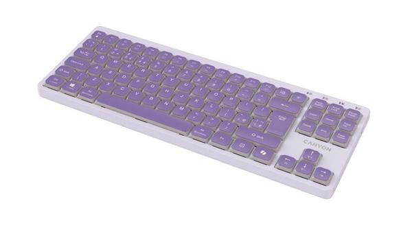 Canyon OnType 10, klávesnica, mechanická, USB, multimediálna
