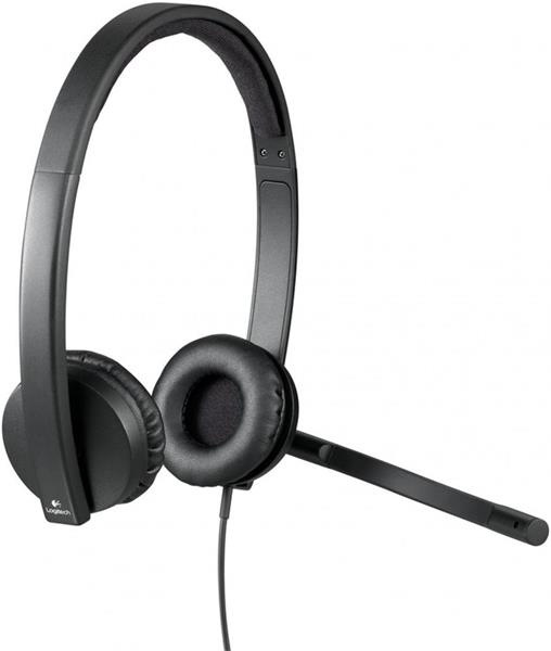 Logitech® H570e USB Headset Stereo (UC version) - BLACK - U