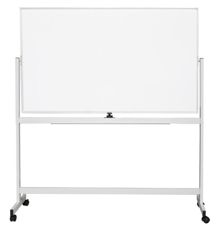 ARTA mobilná biela otočná tabuľa Štandard 180x120cm