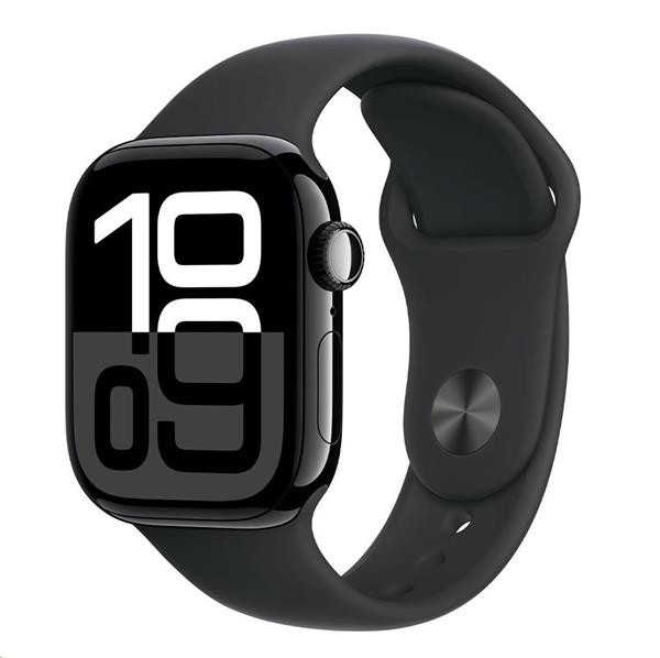 Apple Watch Series 10 GPS + Cellular 46mm Jet Black Aluminiu