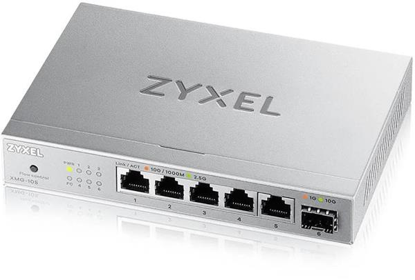 Zyxel XMG-105 5 Ports 2,5G + 1 SFP+ MultiGig unmanaged Deskt