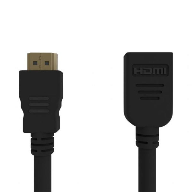 Gembird kábel HDMI (M) na HDMI (F) High speed, s Ethernetom,