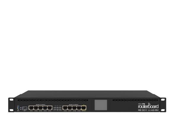 MIKROTIK RouterBOARD 3011UiAS-RM (1,4GHz; 1GB RAM, 10xGLAN,