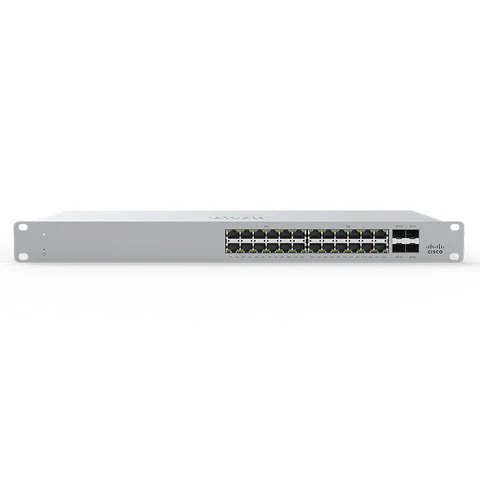 Meraki MS120-24P 1G L2 Cld -Mngd 24x GigE 370W PoE Switch