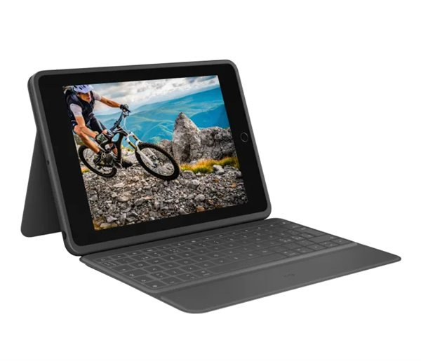 Logitech® Rugged Folio for iPad (10th gen) - OXFORD GREY - U