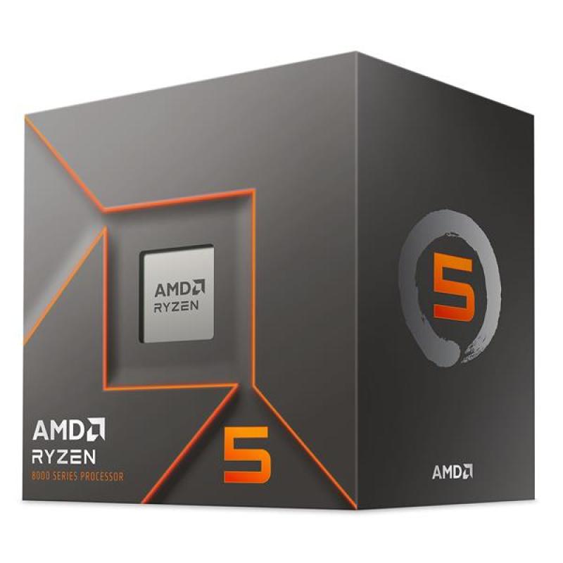 AMD, Ryzen 5 8400F, Processor BOX, soc. AM5, 65W, s Wraith S