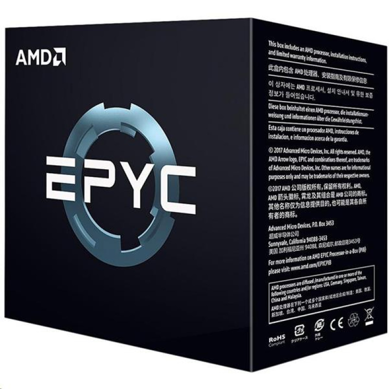 AMD CPU EPYC 7002 Series 24C/48T Model 7F72 (3.7GHz Max Boos