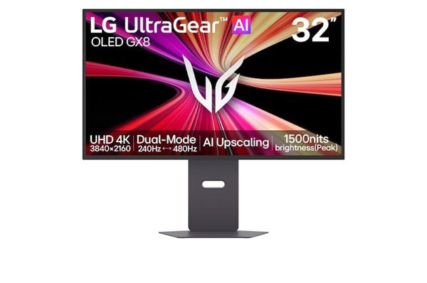 LG 32GX870B-B 31.5" OLED 3840x2160 1M:1 0.03ms 335cd HDMI DP