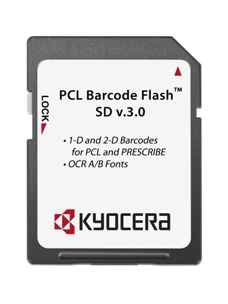 KYOCERA PCL Barcode Flash SD type d/e sd karta s barcode, oc