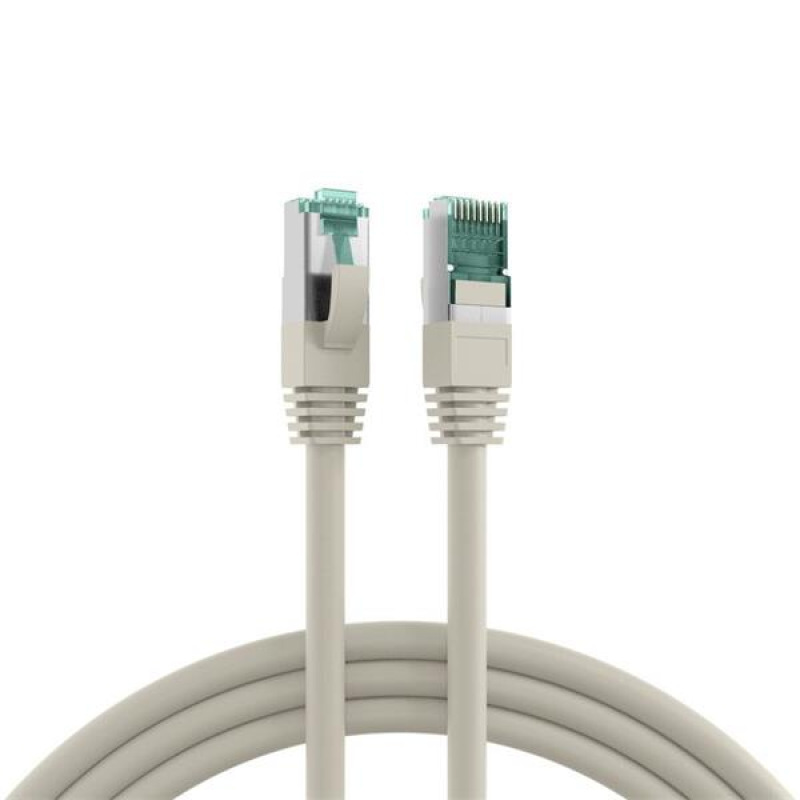 EFB S/FTP Patchkábel LSOH 50m, cat.6a, sivý Cu