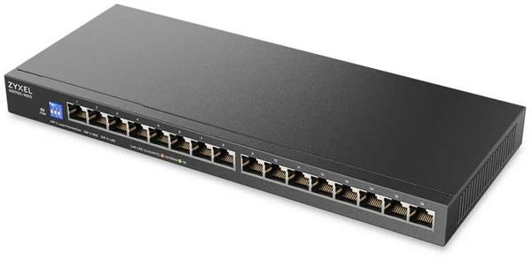 Zyxel GS1100-16EPS Slimline PoE+ 135W 16 port Gigabit Unman