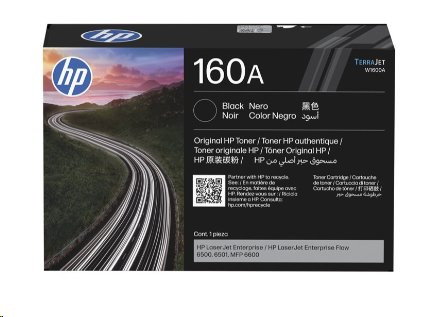 Čierna originálna tonerová kazeta HP 160A LaserJet / cca 10